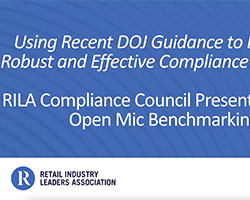 DOJ Guidance to Establish Effective Compliance Programs