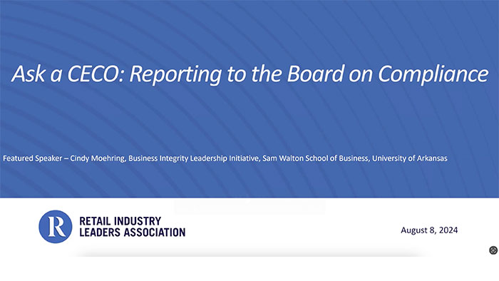 Reporting to the Board on Compliance