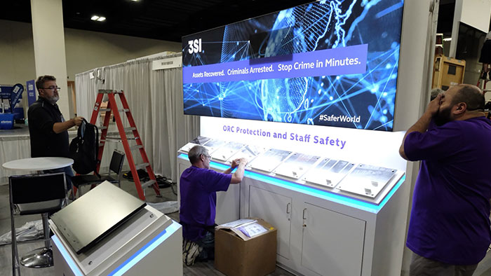 Behind the scenes Exhibit Hall prep! We can't wait to see this space come alive tomorrow. 