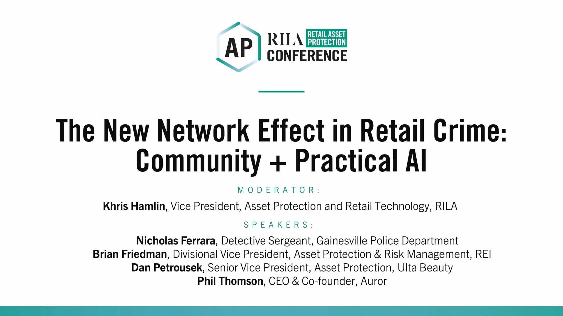 The New Network Effect in Retail Crime