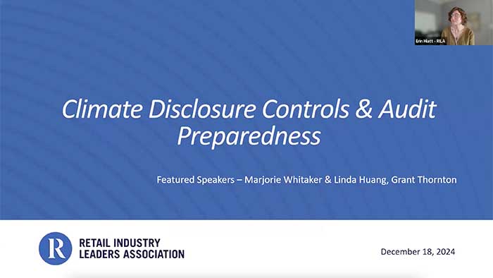 Climate Disclosure Controls & Audit Preparedness