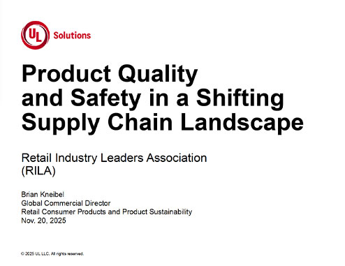 Product Quality Safety Webinar Slides