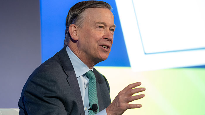 U.S. Senator John Hickenlooper (D-CO) shared insights from Capitol Hill on some of the key issues facing retailers and workers, including updates on the developing infrastructure package.