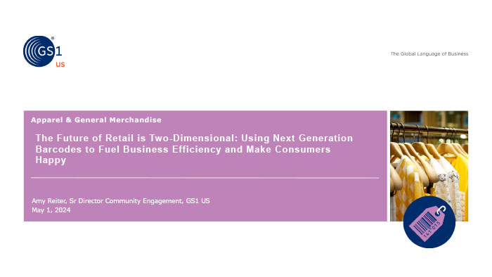 The Future of Retail is Two-Dimensional with GS1 Slides