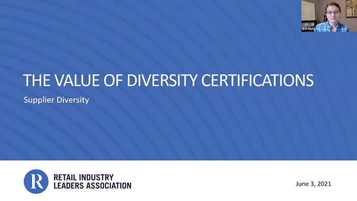The Value of Diversity Certifications Webinar