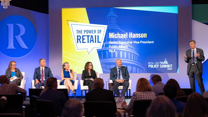 RILA’s public affairs, operations, and legal teams briefed CEOs on the critical issues that could reshape the operating environment for retailers, including corporate tax rates, infrastructure investment, trade, and competition (organized retail crime, swipe fees and anti-trust reforms).