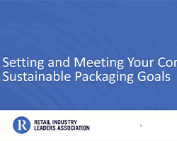 Setting and Meeting Sustainable Packaging Goals