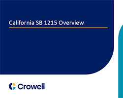 CA SB1215 Electronic Waste Recycling Act