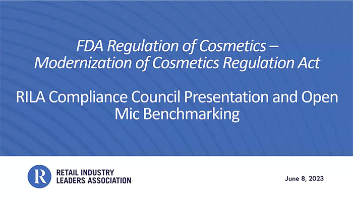 FDA Modernization of Cosmetics Regulation Act Video Thumbnail